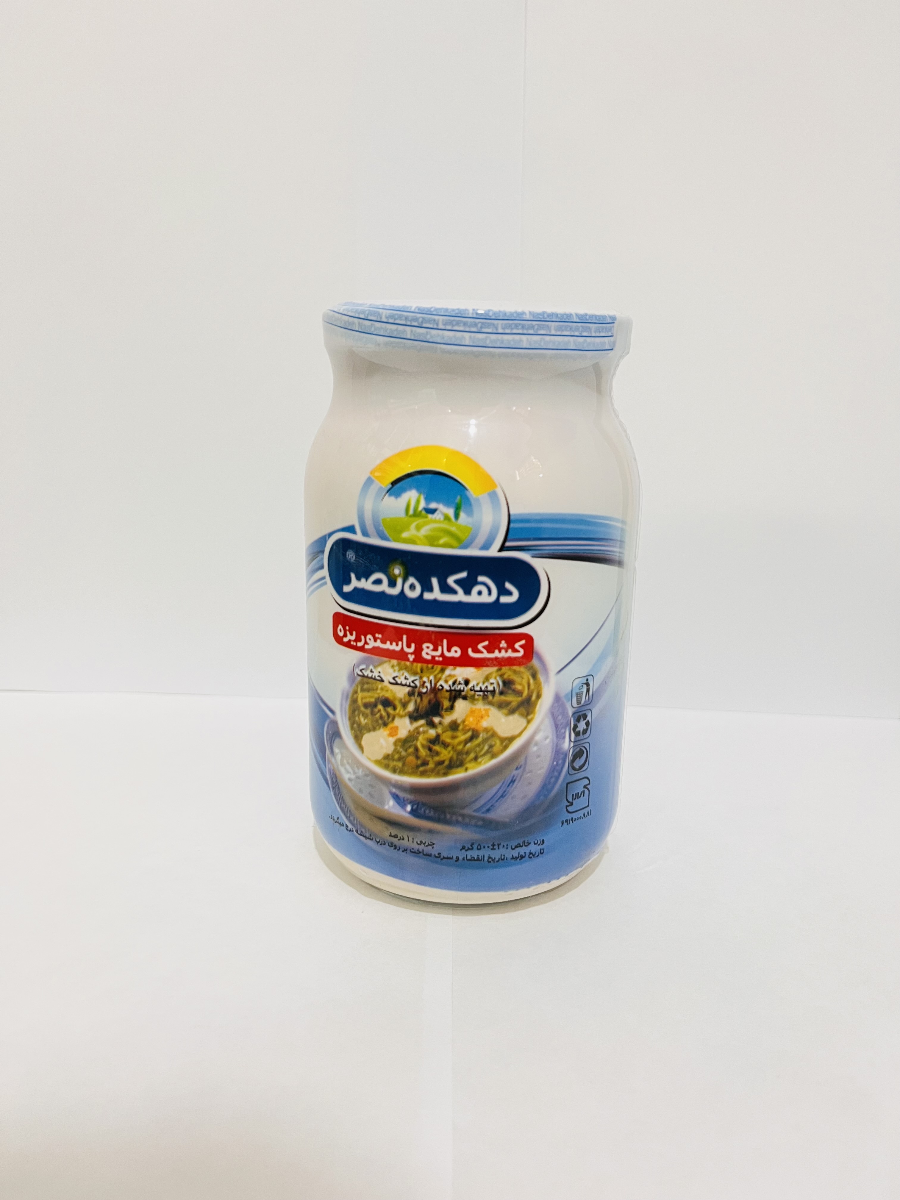 کشک شیشه 500 گرم دهکده نصر / بسته ۱۱ عددی