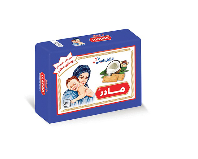 بیسکویت مادر 70 گرمی نارگیل ویتانا / کارتن 30 عددی