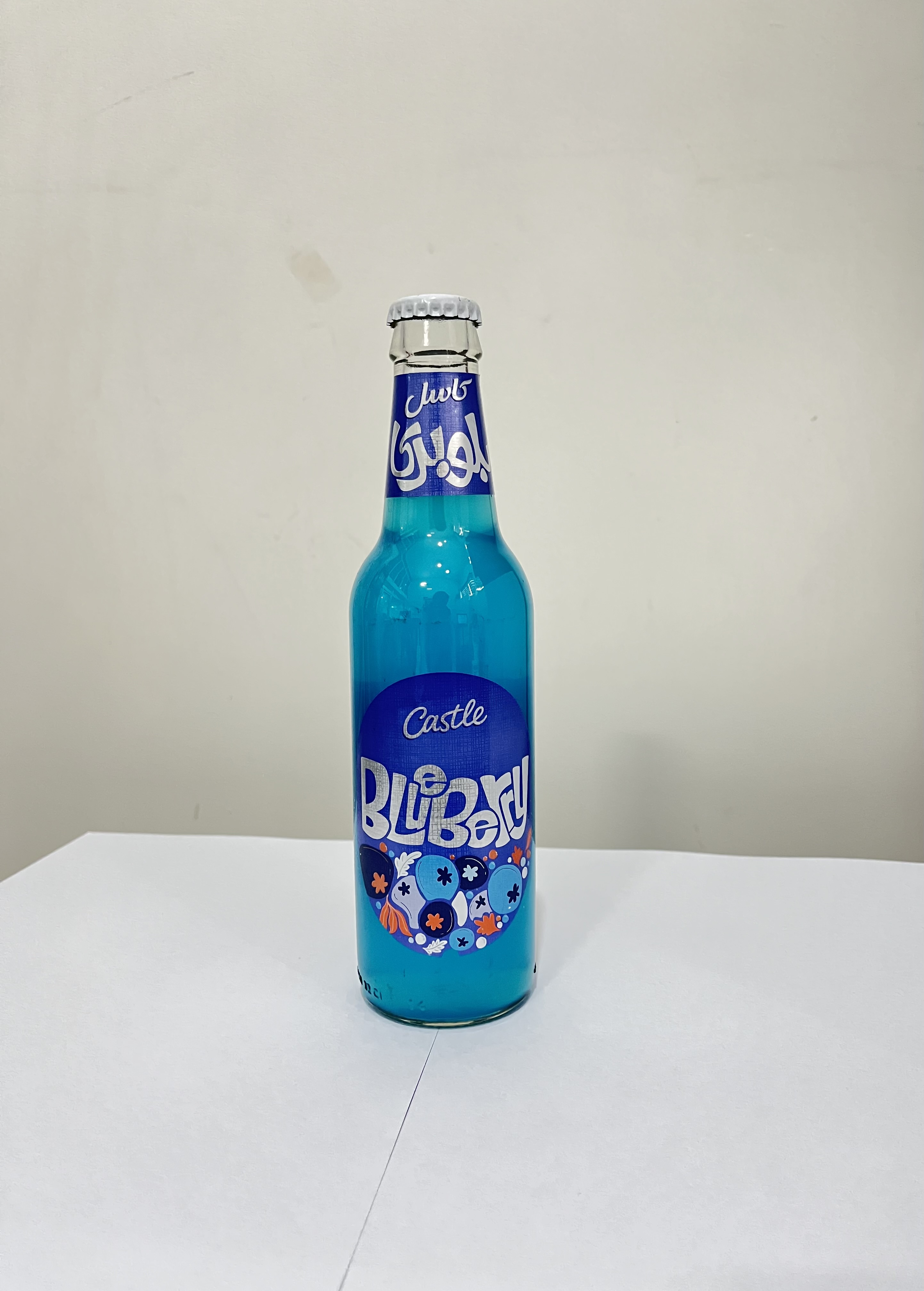 بلوبری شیشه کاسل / بسته  12 عددی