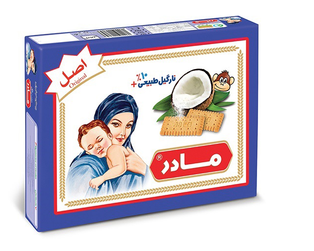 بیسکویت مادر 350 گرمی نارگیل ویتانا / کارتن 30 عددی