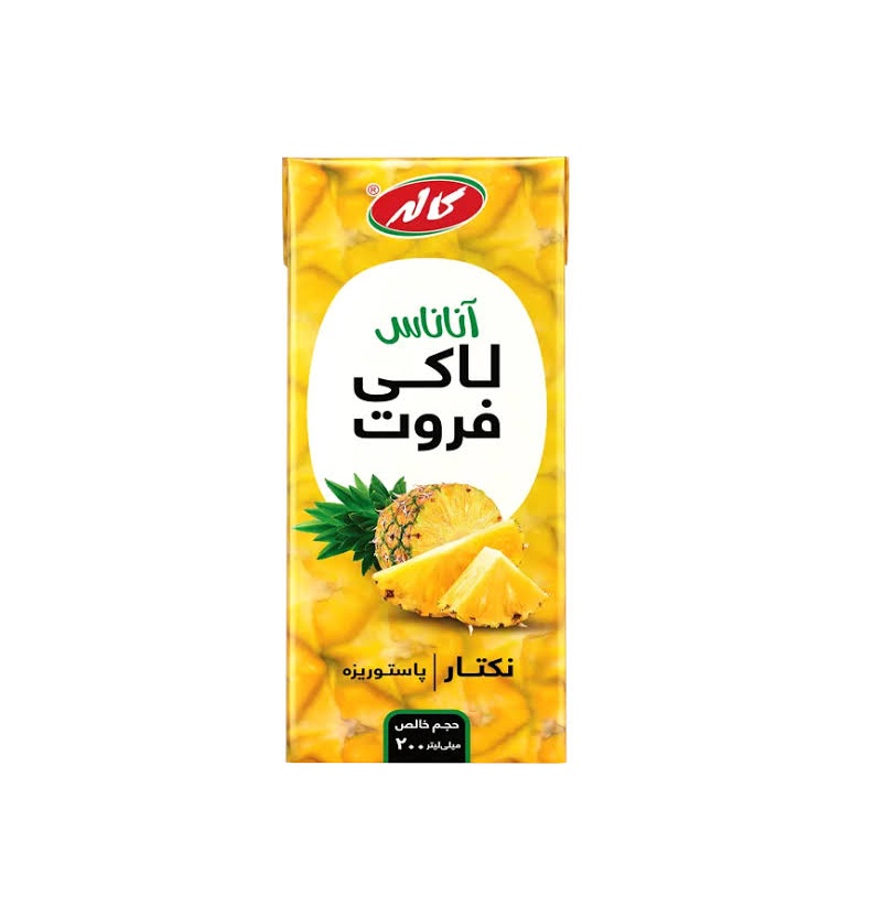 آبیموه نکتار لاکی فروت کاله آناناس / بسته 36 عددی