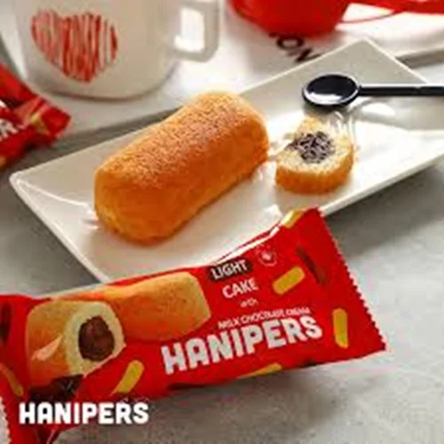 هانیپرز کیک ۳۶ گرمی با مغز کاکائو/بسته ۲۴ عددی/کارتن 6 بسته ای
