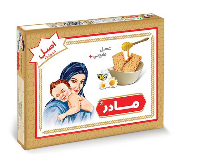 بیسکویت مادر 350 گرمی عسلی ویتانا / کارتن 30 عددی