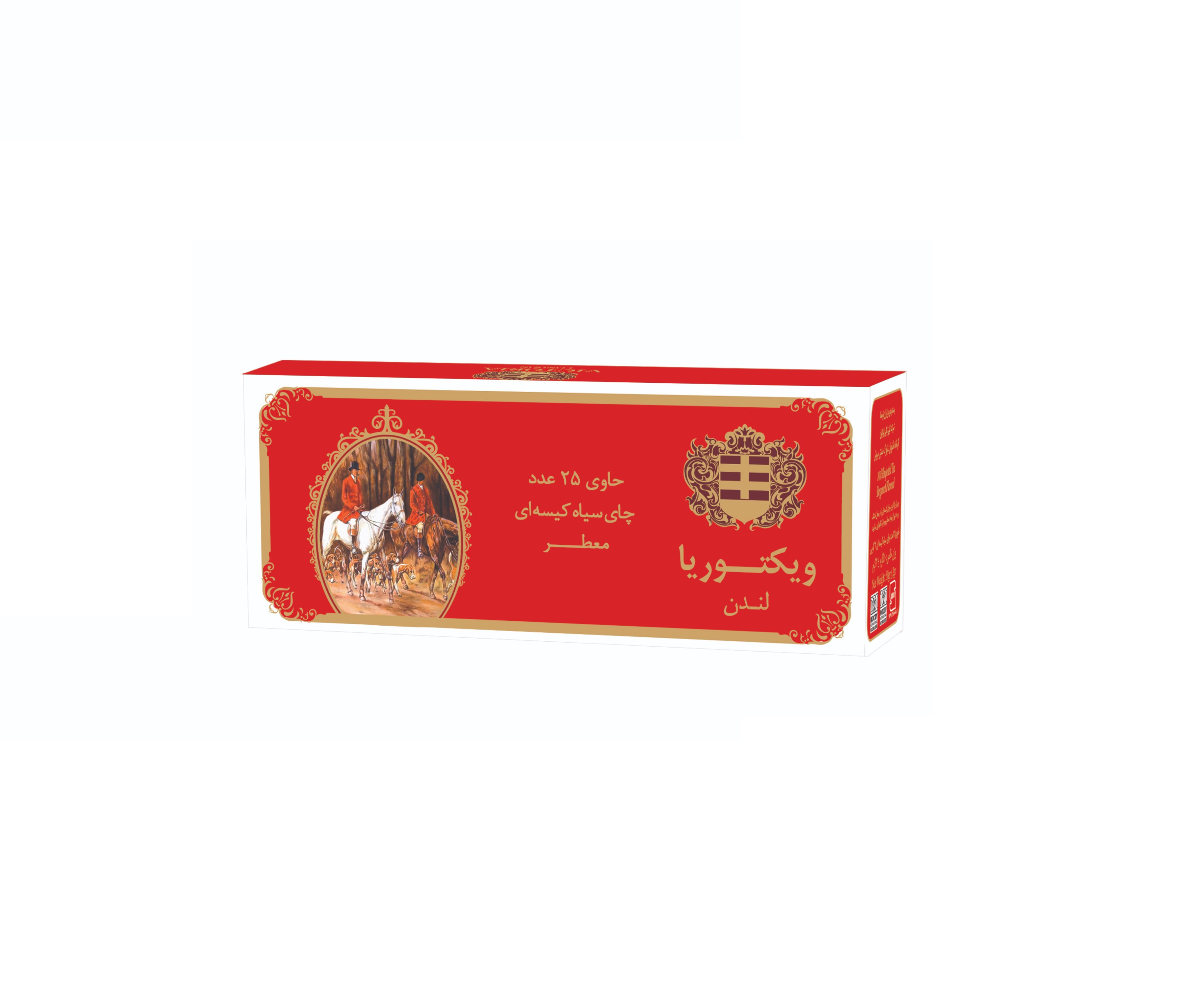 چای تی بگ معطر ۲۵ عددی ویکتوریا / کارتن ۶۰ عددی
